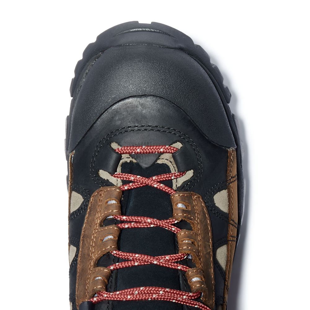 Botas de Trabajo Masculino - Timberland Pro® Hyperion 6\" Alloy Toe - BNOLK7950 - Pretas/Marrom